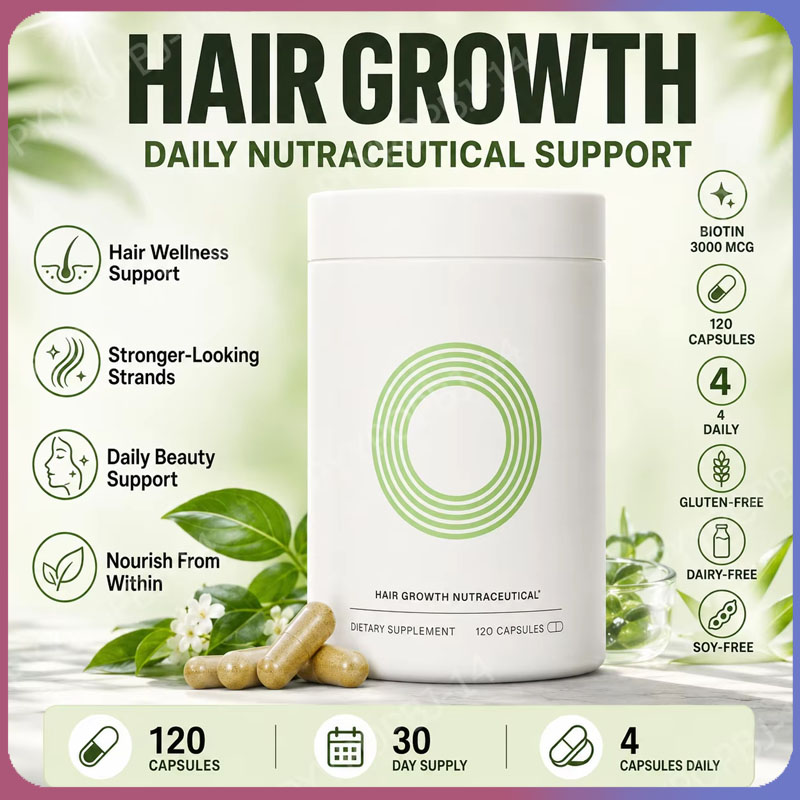 Herbal Supplement - Bitkisel Saç Besleyici Kapsüller Günlük Biotin
