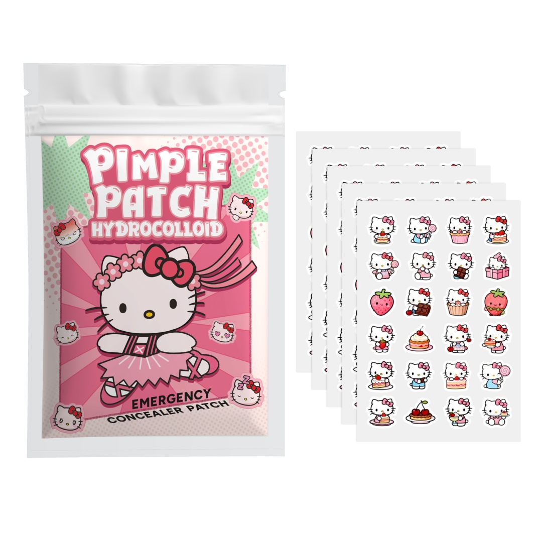 Lavender Oil - 24/48/72/120 adetlik Hello Kitty yamaları, hidrokolloid