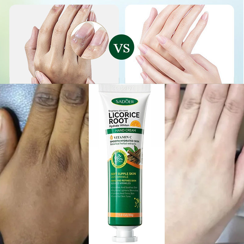 Licorice Root Sticks - Hızlı Beyazlatma Koyu Knuckles El Kremi