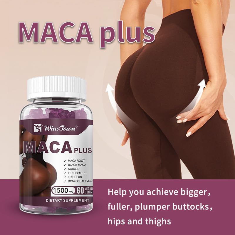 Herbal Supplement - Maca Plus Jelibonları, Kalça Büyütücü Jelibonlar