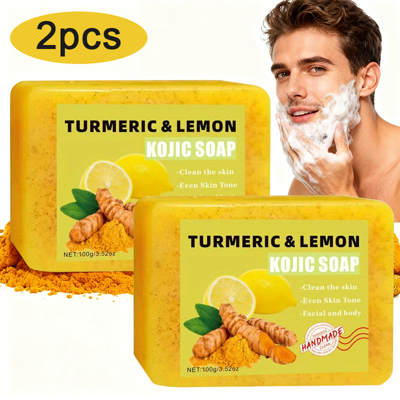 Turmeric - 2PCS Zerdeçal Sitrik Asit Sabunu, Nazik