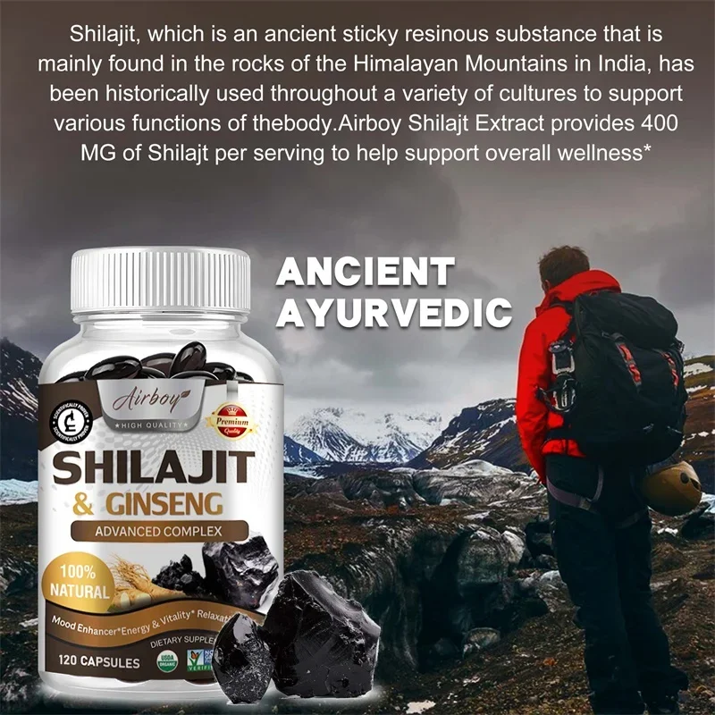 Shilajit - Enerji Artırıcı, Ge - Herbal Supplement incelemesi ve fiyatı