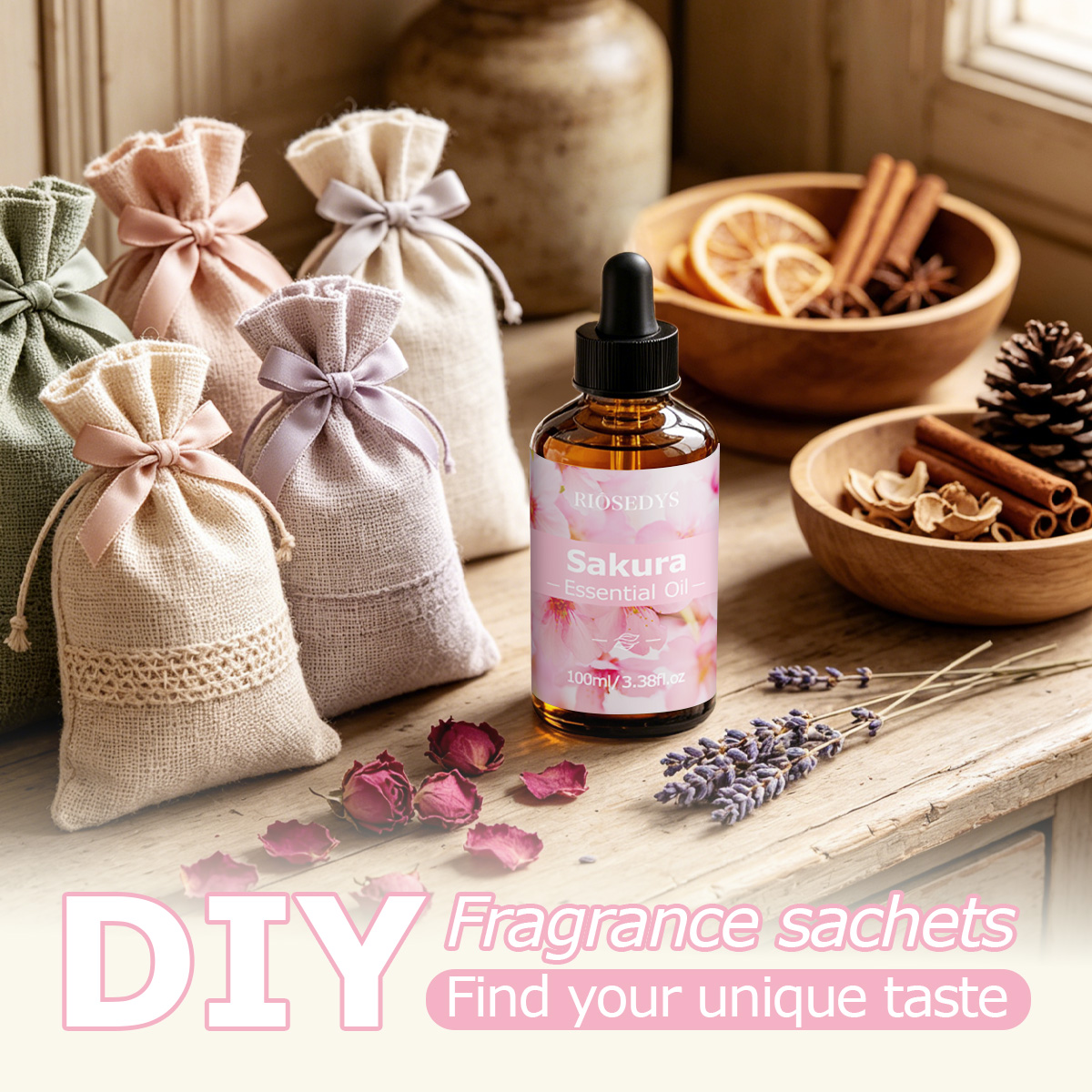 SAKURA Esans Yağı, Difüzörler, - Lavender Oil incelemesi ve fiyatı