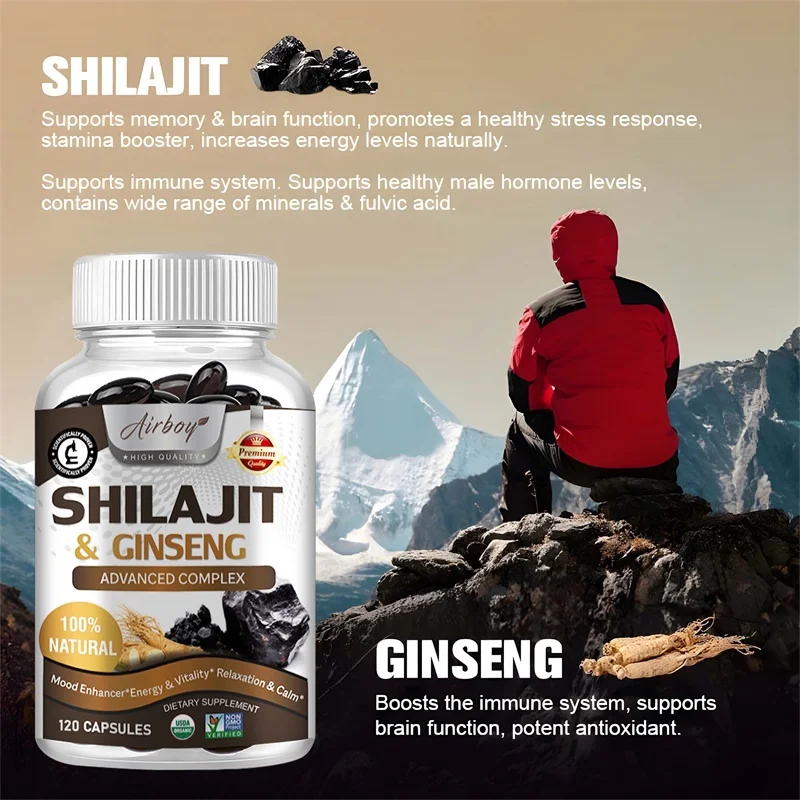 Shilajit - Vücudu Gençleştirme - Herbal Supplement incelemesi ve fiyatı