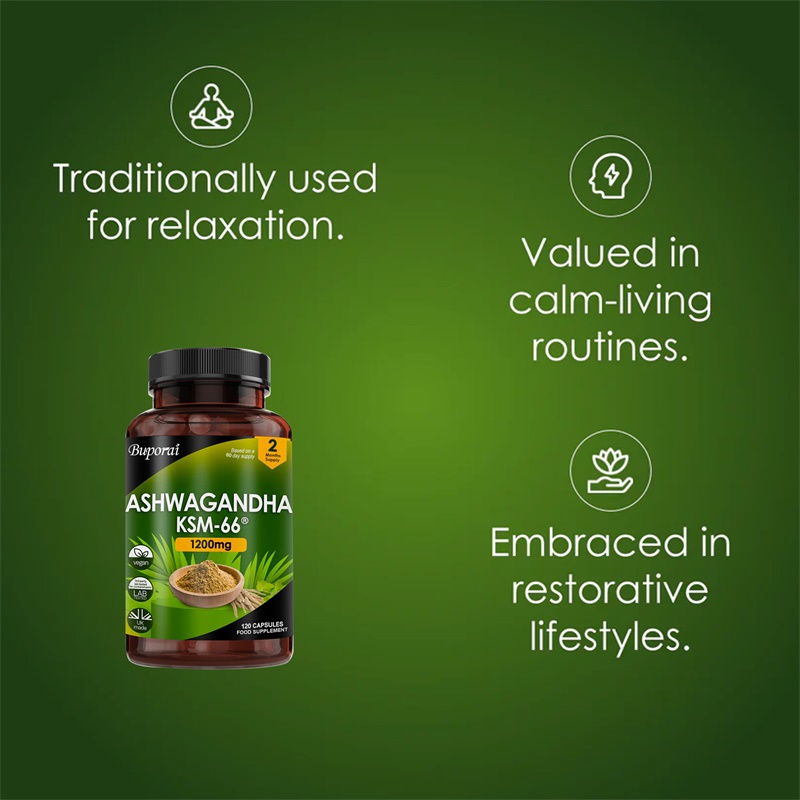 Ashwagandha KSM-66 1200mg - Ba - Herbal Supplement incelemesi ve fiyatı