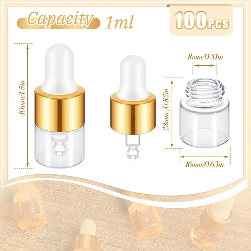 100 Adet Mini Cam Damlalık Şiş - Essential Oils incelemesi ve fiyatı