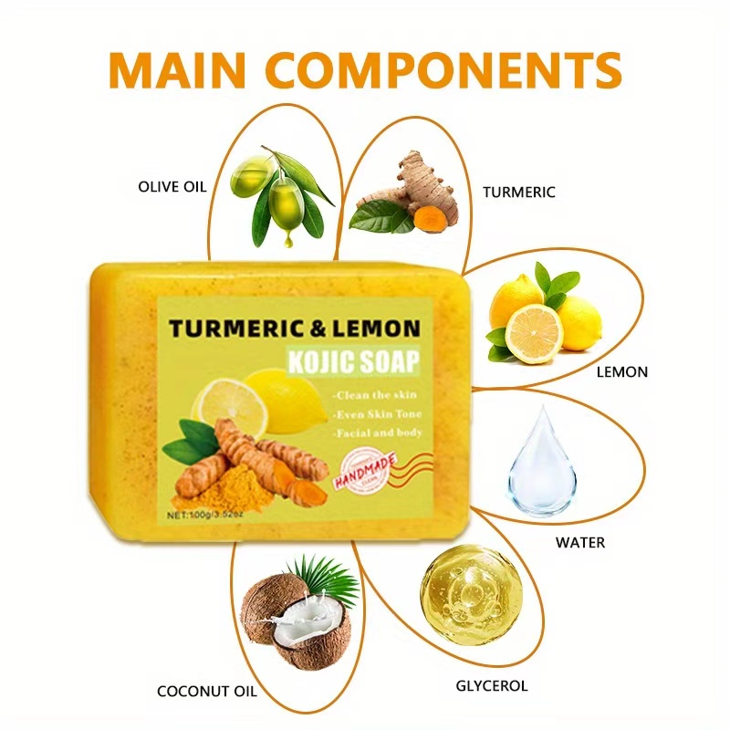 2PCS Zerdeçal Sitrik Asit Sabu - Turmeric incelemesi ve fiyatı